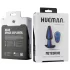 Hueman Meteoroid - anaal vibrator met roterende kralen - draadloos - paars