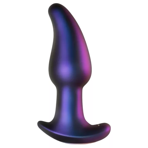 Hueman - anale vibrator met roterende kralen - siliconen - paars