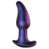 Hueman - anale vibrator met roterende kralen - siliconen - paars