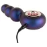 Hueman Outer Space - oplaadbare anaal vibrator met kralen - paars