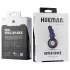 Hueman Outer Space - oplaadbare anaal vibrator met kralen - paars