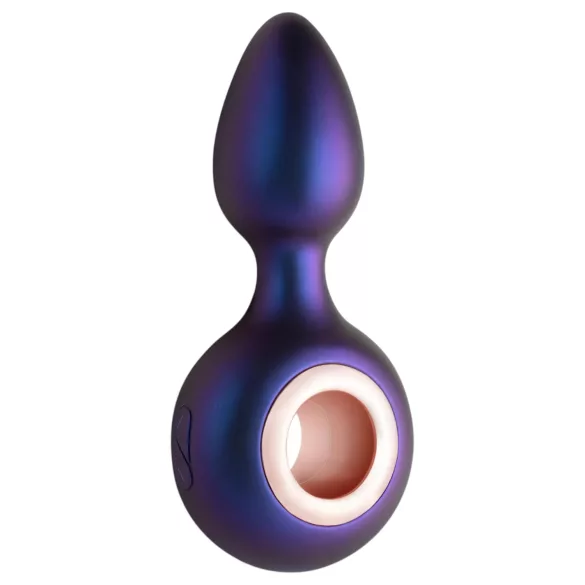 Hueman Deep Space - oplaadbare anaal vibrator - siliconen - paars