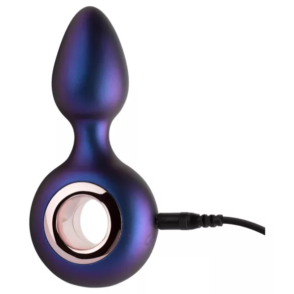 Hueman Deep Space - oplaadbare anaal vibrator - siliconen - paars