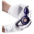 Hueman Deep Space - oplaadbare anaal vibrator - siliconen - paars