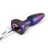 Hueman Space Force - waterdichte, stotende anaal vibrator (paars)