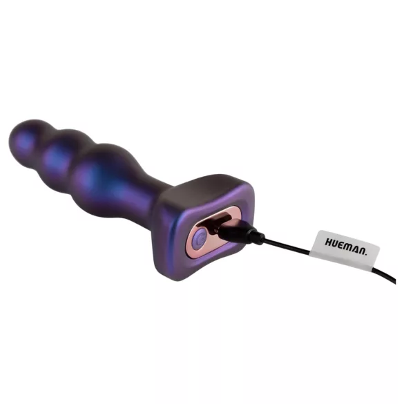 Hueman Space Inveder - oplaadbare anale vibrator (paars)