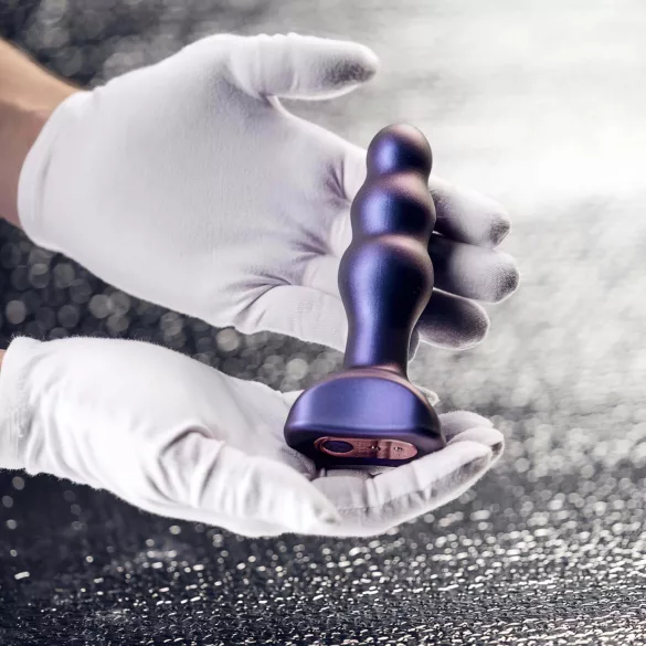 Hueman Space Inveder - anaal vibrator - oplaadbaar en waterdicht - paars