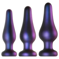 Hueman Comets - siliconen buttplug set - 3 stuks - paars