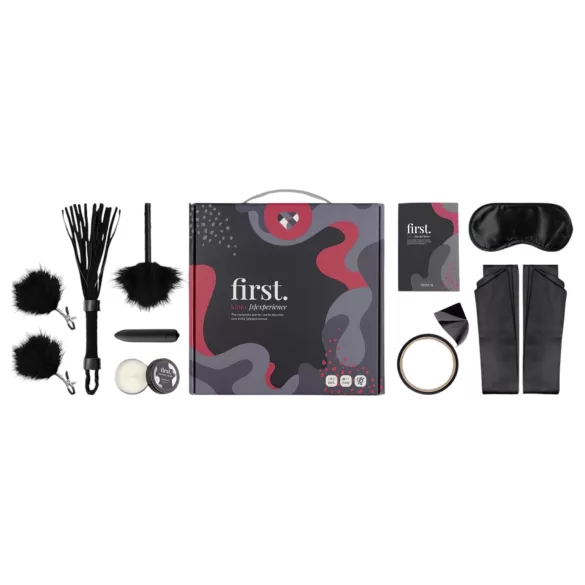 First. - BDSM beginnerset - 8-delig - zwart