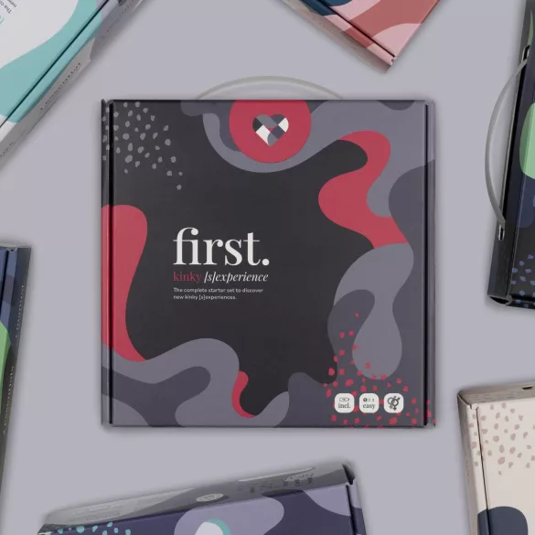 First. - BDSM beginnerset - 8-delig - zwart