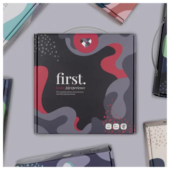 First. - BDSM beginnerset - 8-delig - zwart
