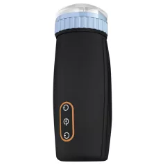   CRUIZR CM05 - automatische masturbaator - zuig- en stootfunctie - zwart/blauw