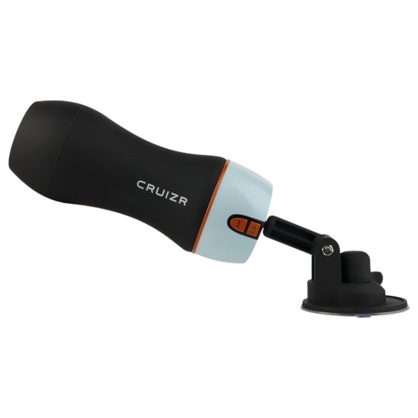 CRUIZR CM06 - automatische vibrerende masturbator - geluidseffect - zwart/blauw