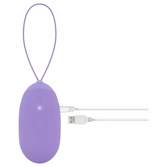 LUV EGG XL - draagbaar accu-aangedreven, draadloos vibrerend ei (paars)