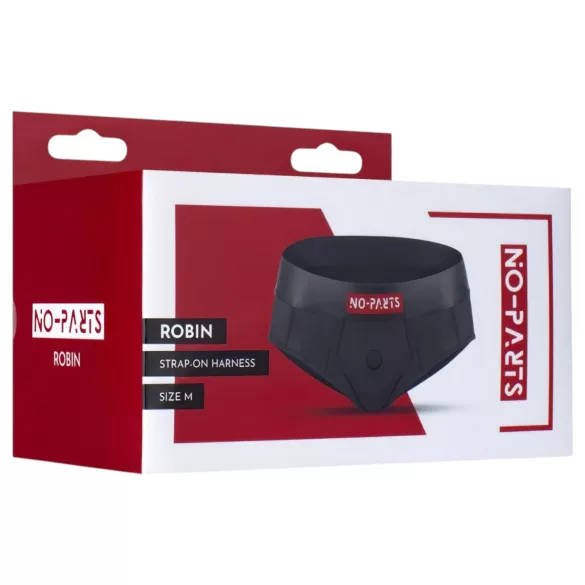 No-Parts Robin - strap-on slip - zwart - S