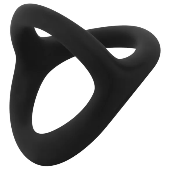 Easytoys Desire Ring - penis- en balzacring - flexibel - zwart