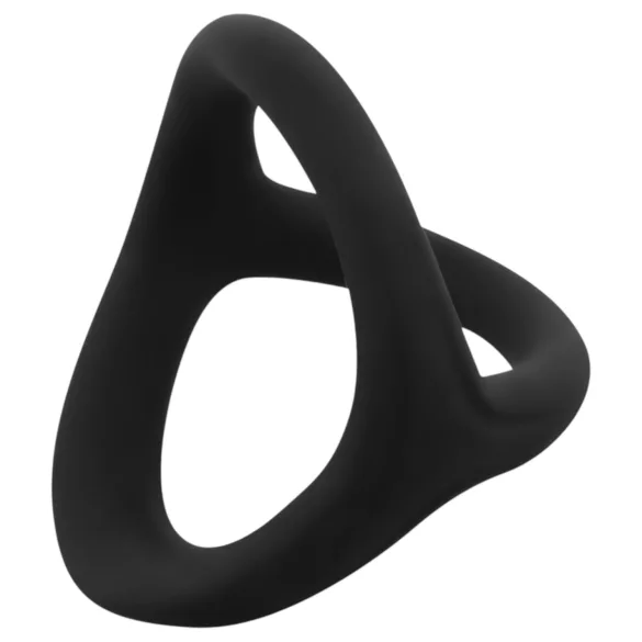Easytoys Desire Ring - penis- en balzacring - flexibel - zwart