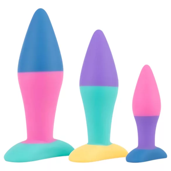 PMV20 Koda - anale plug set - siliconen - kleurrijk