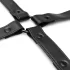 Bedroom Fantasies - bondage boeien set - pols- en enkelboeien - zwart