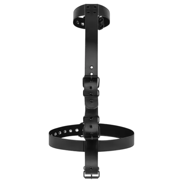 Bedroom Fantasies - BDSM bondage set met halsband en boeien - zwart