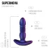 Hueman Supernova - stotende anaal vibrator - siliconen - paars