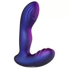   Hueman Galaxy - pulserende anaal vibrator - siliconen - paars