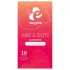 EasyGlide - condooms met ribbels en nopjes - 10 stuks