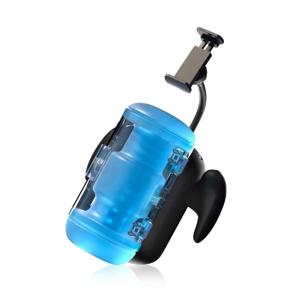 BLOWCAST Wingman Pro - automatische masturbator - blauw zwart