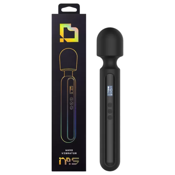 BLAQ - vibrator massager digitaal - zwart