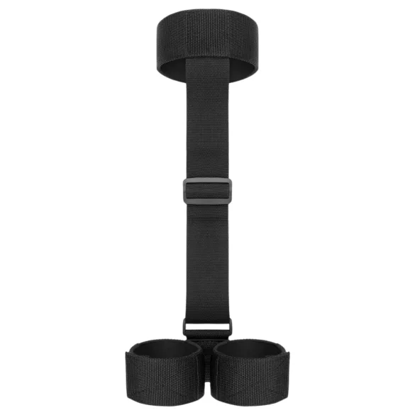 Bedroom Fantasies - bondage set halsband en boeien - zacht - zwart