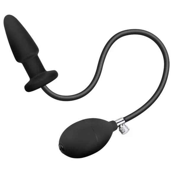 EasyToys - opblaasbare buttplug - zwart