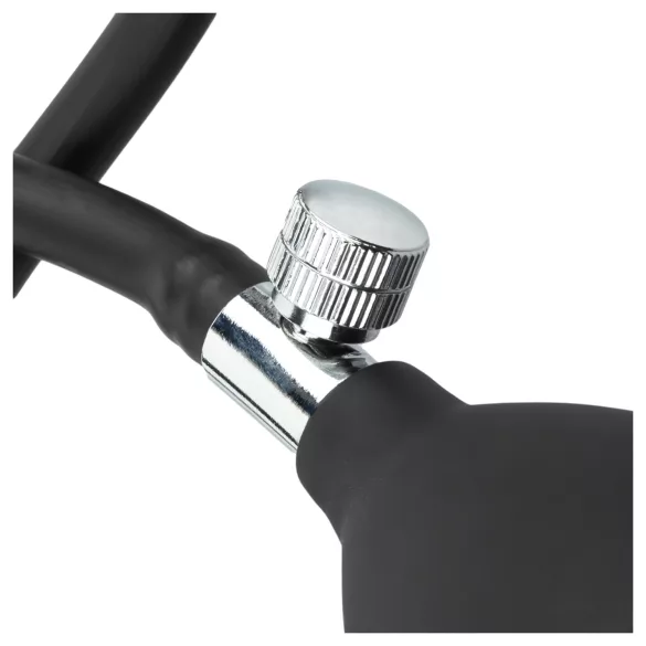 EasyToys - opblaasbare buttplug - zwart