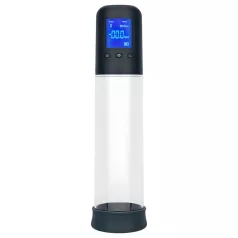   Boners - automatische penispomp met lcd-scherm - transparant zwart