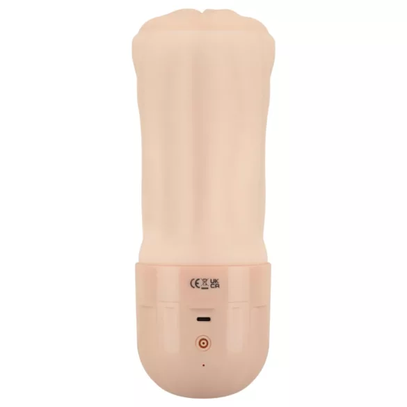 FWB - kunstvagina - levensecht, vibrerend, zuigend - siliconen, natuurkleur