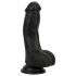 Easytoys - realistische dildo met ballen - 12 cm - zwart