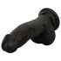 Easytoys - realistische dildo met ballen - 12 cm - zwart