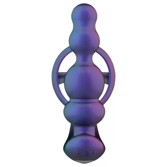Hueman Stellar Force - anale vibrator en penisring (paars)