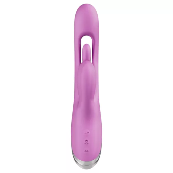 Good Vibes Only - klitorale vibrator met bewegende vinger (paars)