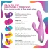 Good Vibes Only - klitorale vibrator met bewegende vinger (paars)