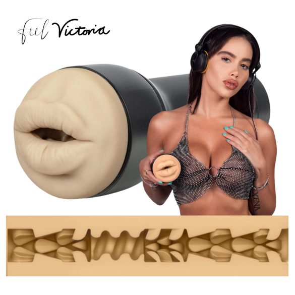 Kiiroo Victoria June – Kunstmond – PowerBlow compatibel (naturel)