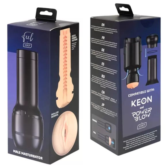 Kiiroo Feel - masturbator kunstvagina - PowerBlow compatibel - naturel