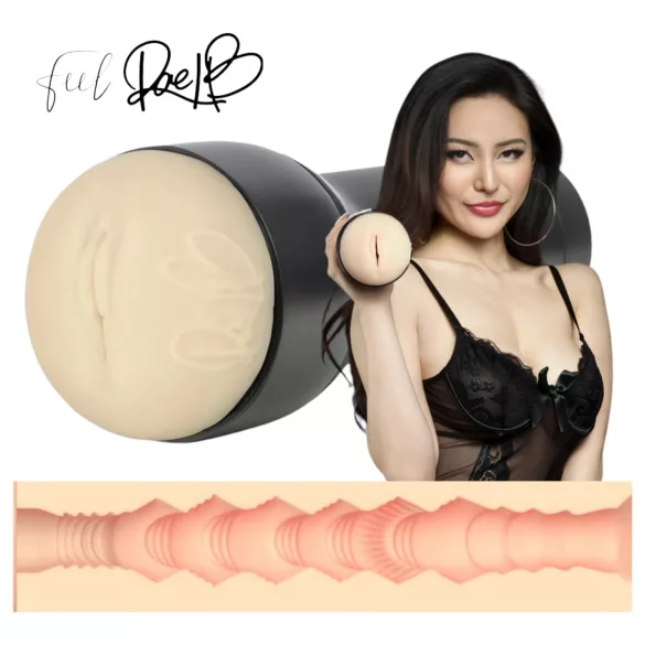 Kiiroo Rae Lil Black - kunstvagina - PowerBlow compatibel - natuur