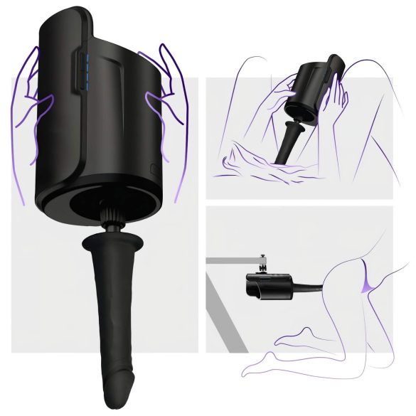 Kiiroo Keon - dildo adapter - zwart