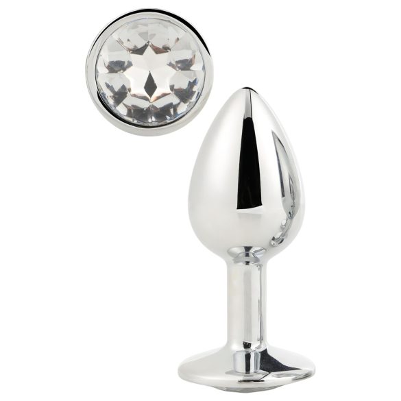 Gleaming Love - anale plug - metaal - zilver