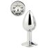 Gleaming Love - anale plug - metaal - zilver