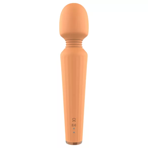 Glam - oplaadbare vibrator - massager - siliconen - oranje