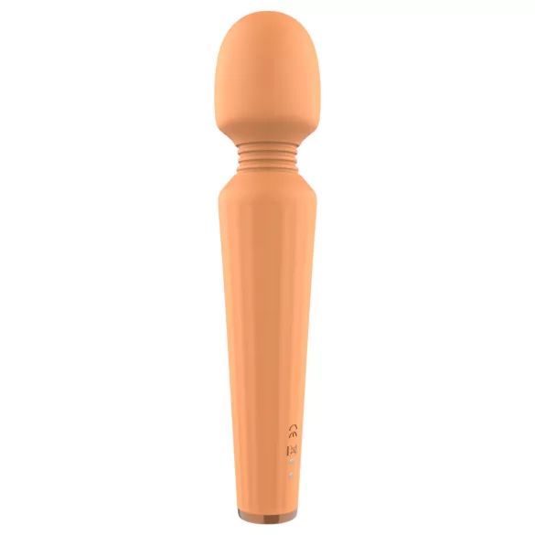Glam - oplaadbare vibrator - massager - siliconen - oranje