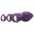 Flirts - anale training set - set van 3 buttplugs - siliconen paars