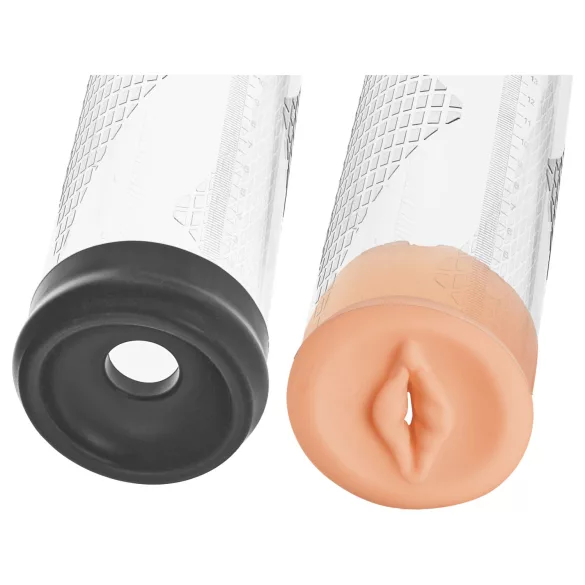 Dreamtoys - penispomp met trekkerontgrendeling (transparant)