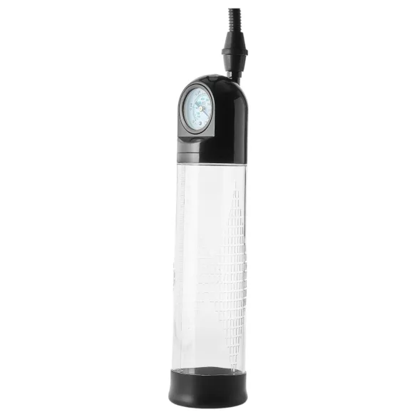 Ramrod Deluxe - penispomp met drukmeter - transparant
